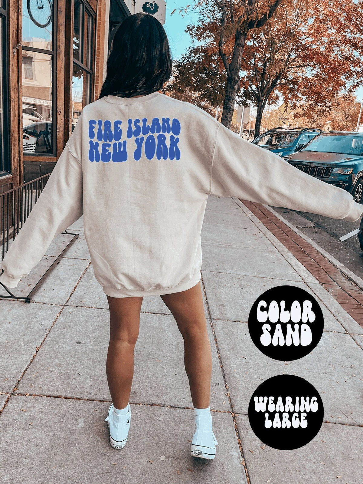 Fire Island New York NY BACK PRINT Sweatshirt Gifts Crewneck Funny Sweater Shirt Jumper Men Women Him Her Sweatshirt – Fan Favorite · Top Pick For Any Outfit