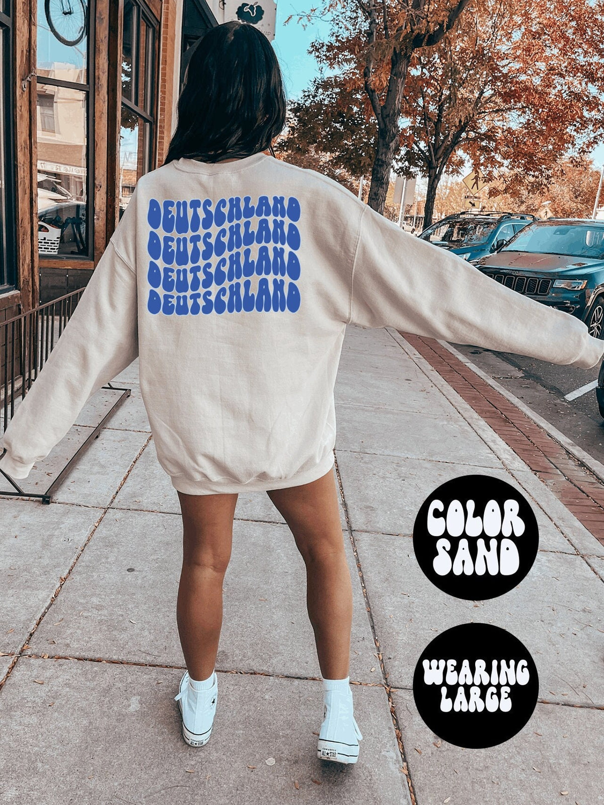 Deutschland Germany Moving Away Trip BACK PRINT Sweatshirt Gifts Crewneck Funny Sweater Shirt Jumper Men Women Him Her Sweatshirt – Feel-Good Design · Must-Have Style