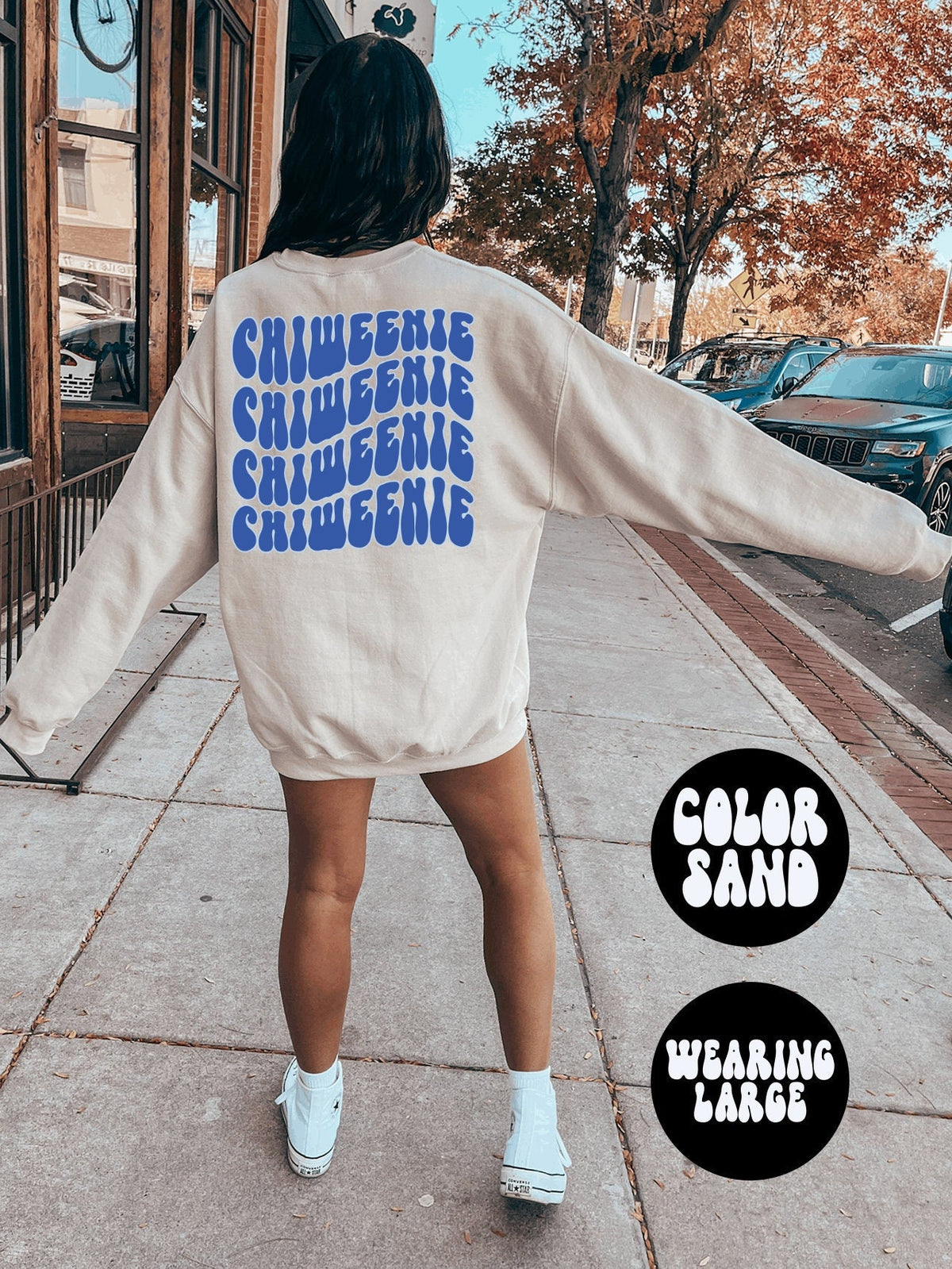 Chiweenie BACK PRINT Sweatshirt Gifts Crewneck Funny Sweater Shirt Jumper Men Women Him Her Sweatshirt – Cozy Vibes · Trending Graphic Apparel