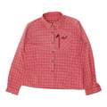 Jack Wolfskin Womens Red Plaid Nylon Shirt Vintage High End Designer VTG Graphic Tee – Easygoing Wear · Perfect For Daily Wear