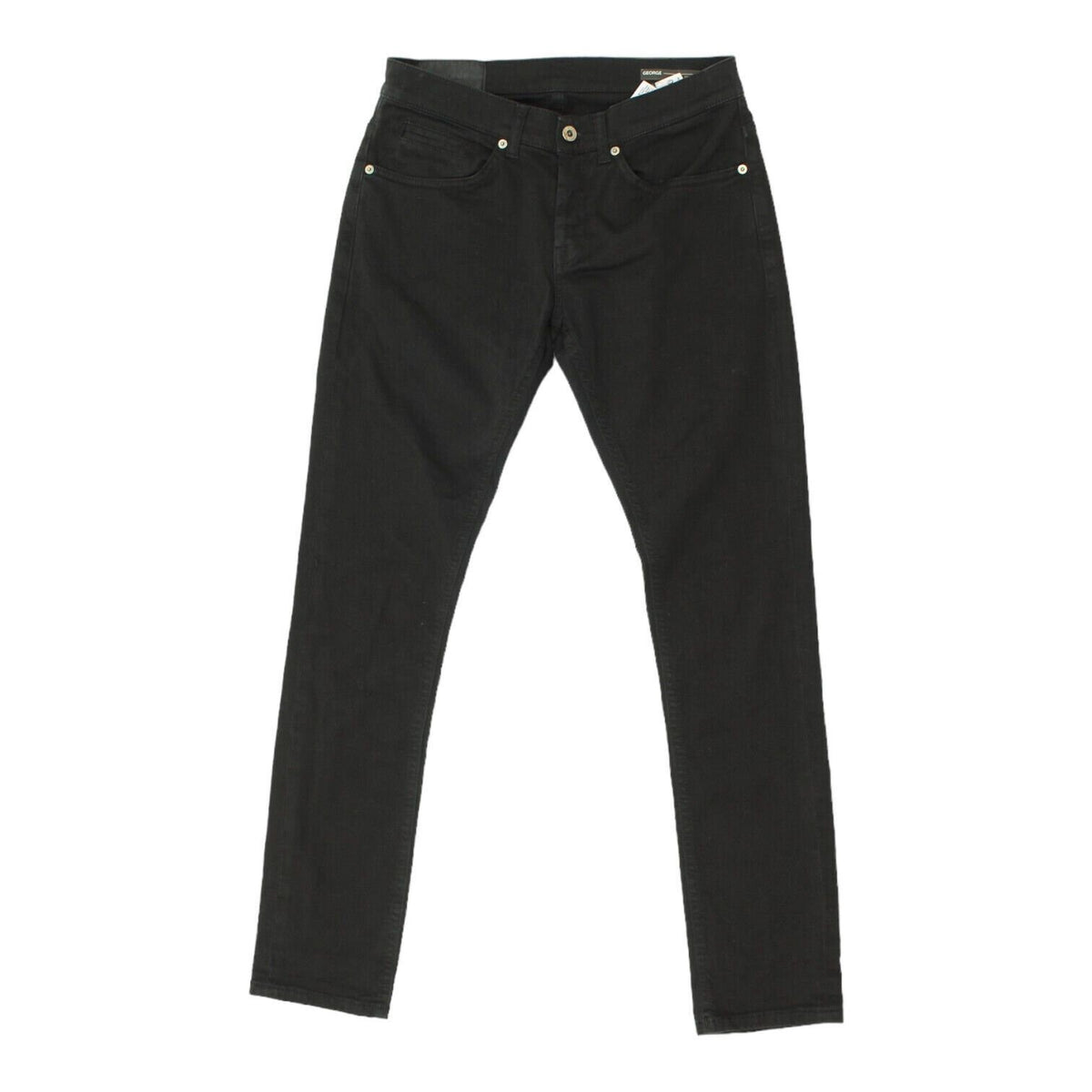 Dondup Mens Black George Skinny Fit Jeans Vintage Luxury Designer Denim VTG Graphic Tee – Warm & Stylish · Top Pick For Any Outfit