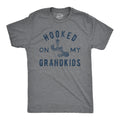 Fishing Tshirt Funny Fishing Shirt Grandpa Shirts Fisherman Gifts Present For fisherman Father39s Day Gifts Hooked On My Grandkids Graphic Tee – Premium Graphic · High-Quality Print