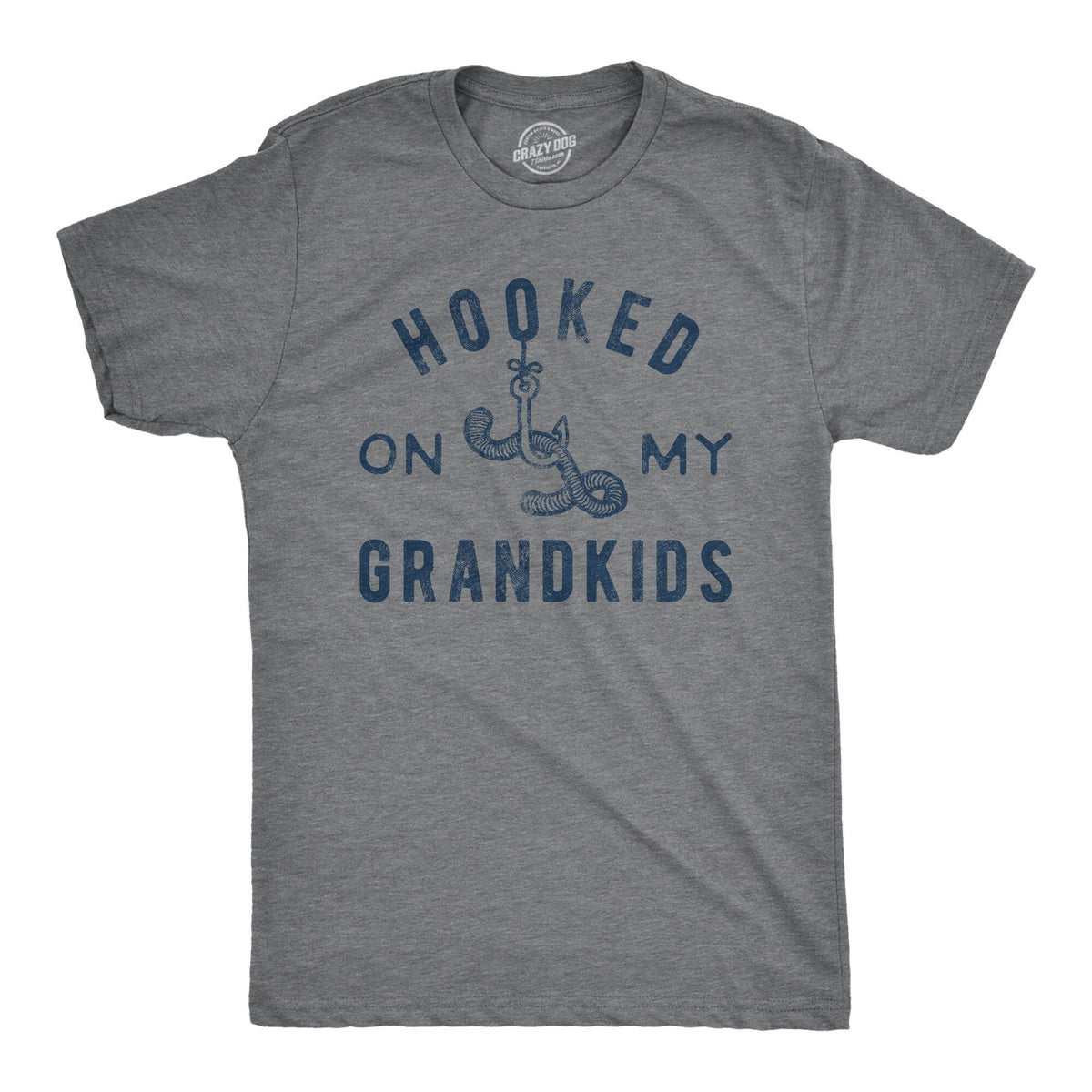 Fishing Tshirt Funny Fishing Shirt Grandpa Shirts Fisherman Gifts Present For fisherman Father39s Day Gifts Hooked On My Grandkids Graphic Tee – Premium Graphic · High-Quality Print