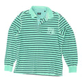 Bugatti Mens Green Striped Long Sleeve Polo Shirt Vintage Casual Designer VTG Graphic Tee – Warm & Stylish · Trending Graphic Apparel