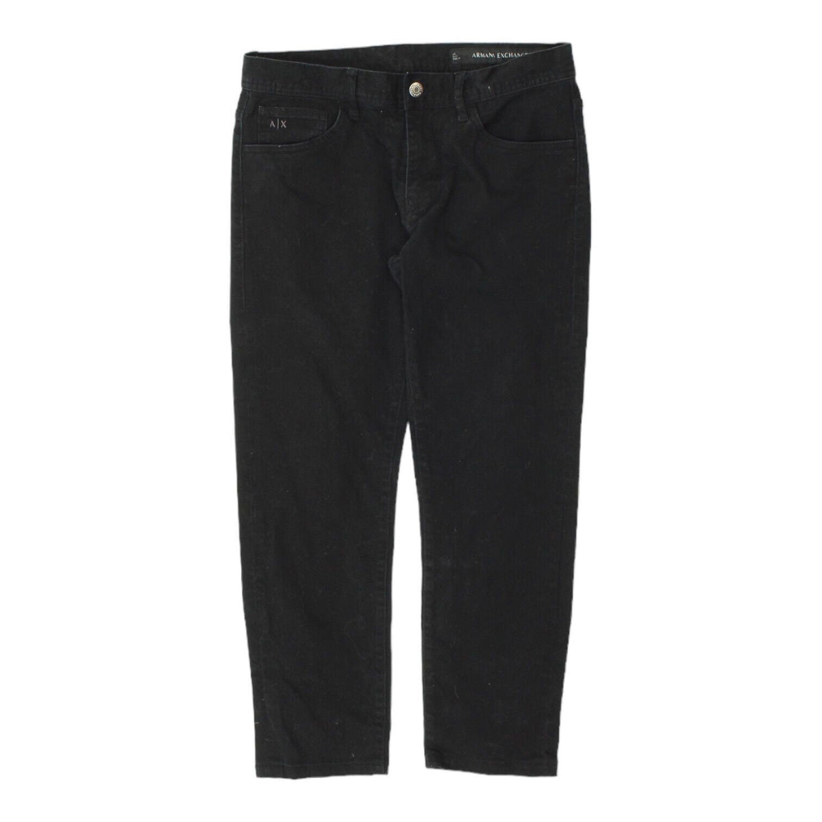 Armani Exchange Mens Black Cropped Jeans Vintage Luxury Designer Denim VTG Graphic Tee – Cozy Vibes · Great Gift For Fans