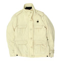 Blauer USA Womens Beige Padded Utility Jacket Vintage High End Designer VTG Graphic Tee – Soft Feel · Perfect For Daily Wear