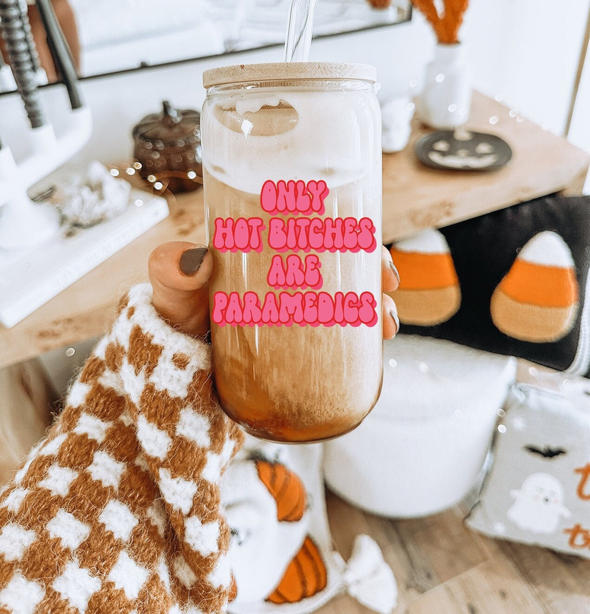 Paramedic Graduation Glass Tumbler Gifts Reusable Cup For Her Best Friend Bamboo Lid Straw Iced Latte Coffee Soda Can 16oz Graphic Tee – Premium Graphic · Top Pick For Any Outfit