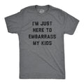 I39m Just Here To Embarrass My Kids Workout Shirt Mens Funny Shirt Funny Gym Shirt Dad Shirts Fathers Day Gift Funny Shirts For Dad Graphic Tee – Aesthetic Look · Must-Have Style