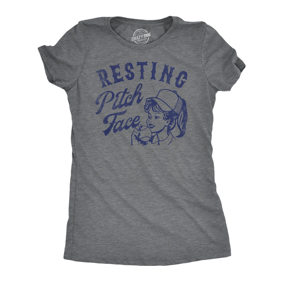 Baseball Shirts Softball Shirts Womans Shirt Baseball Shirts Cute Softball Tees Resting Pitch Face Resting Bitch Face Baseball Season Graphic Tee – Bold Style · High-Quality Print