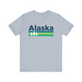 Alaska TShirt Retro Trees Unisex Alaska Shirt Personalization Available Graphic Tee – Fan Favorite · High-Quality Print