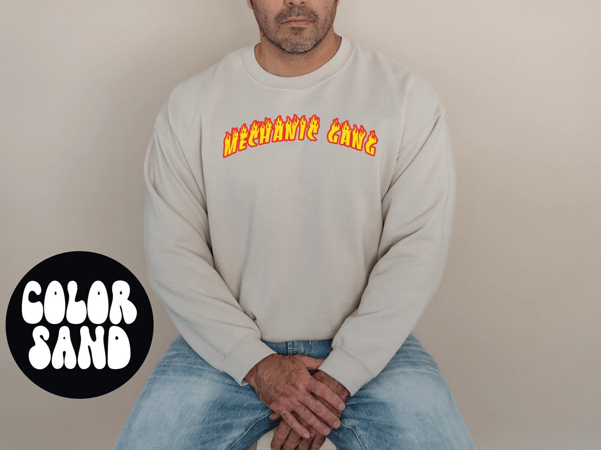 Mechanic Sweatshirt Gifts Crewneck Funny Sweater Shirt Jumper Men Women Him Her Sweatshirt – Bold Style · Perfect For Daily Wear