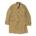 Another Basket Mens Beige Belted Overcoat Vintage Warm Check Lined Trench Coat Graphic Tee – Fan Favorite · High-Quality Print