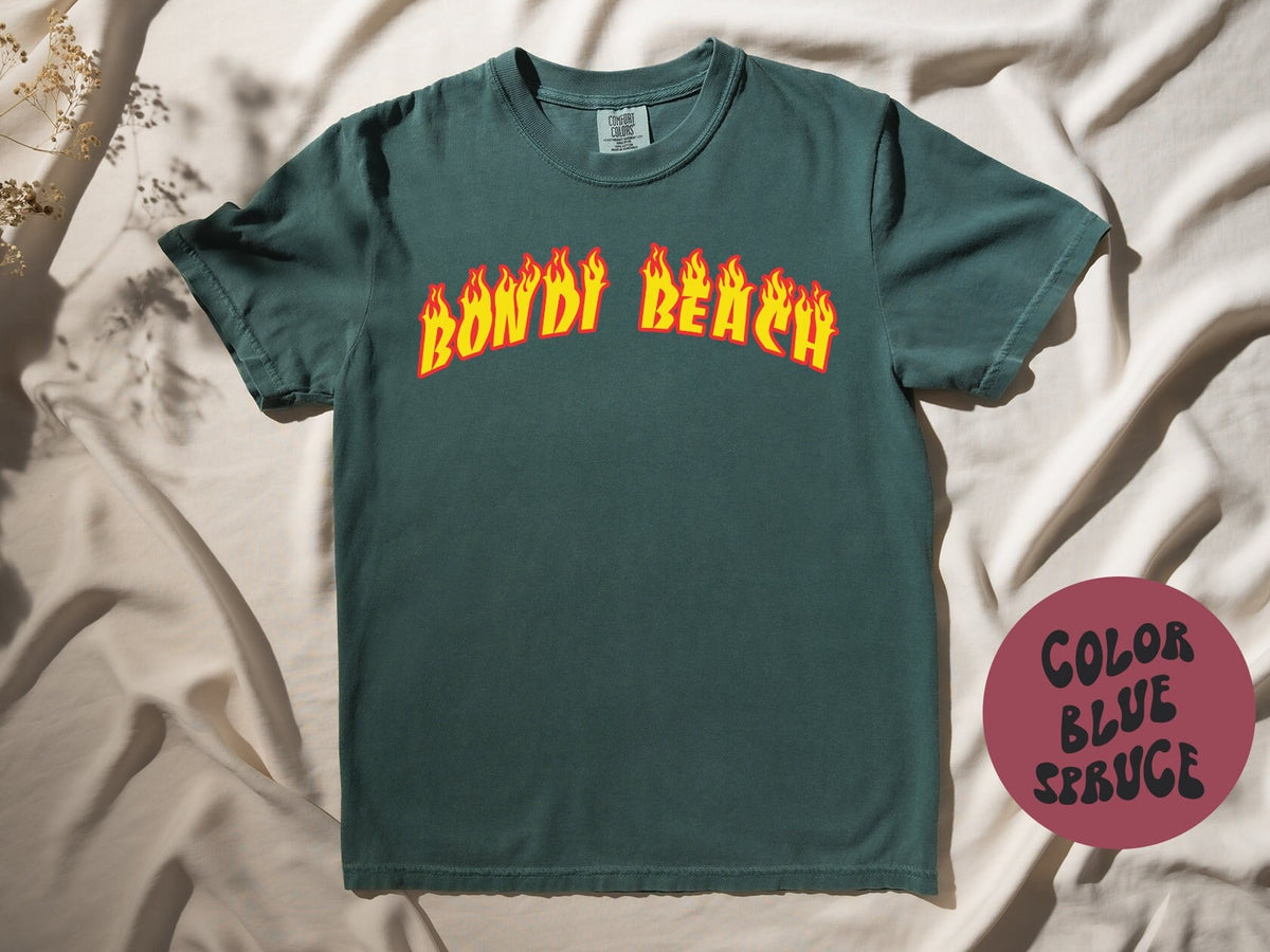 Bondi Beach Shirt Gifts COMFORT COLORS Tshirt Crew Neck Tee Crewneck Short Sleeve Men Women Graphic Tee – Everyday Comfort · Must-Have Style