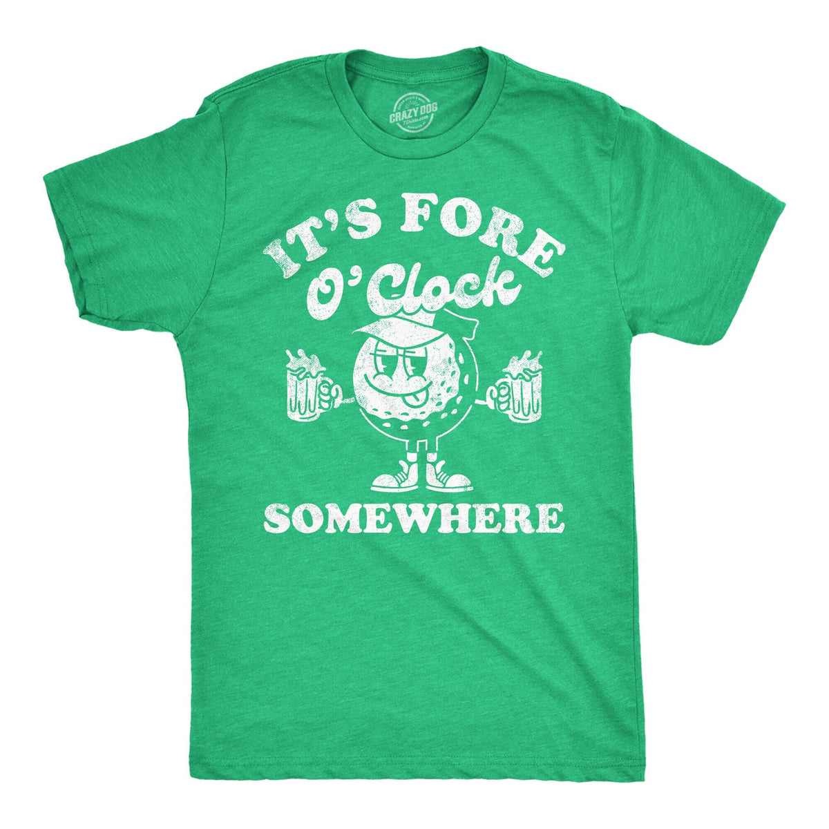Funny Joke Golf Shirt Golfing T Shirt Men Dad Golfer Drinking Shirts Gifts For Golfers It39s Fore O39clock Somewhere Beer Drinking Fore Graphic Tee – Easygoing Wear · Top Pick For Any Outfit
