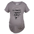 Cute Maternity Shirt So Crafty I Make People Kicking Pregnant Maternity Shirt Funny Pregnant Shirt Maternity Shirts Baby Shower Gift Graphic Tee – Easygoing Wear · High-Quality Print