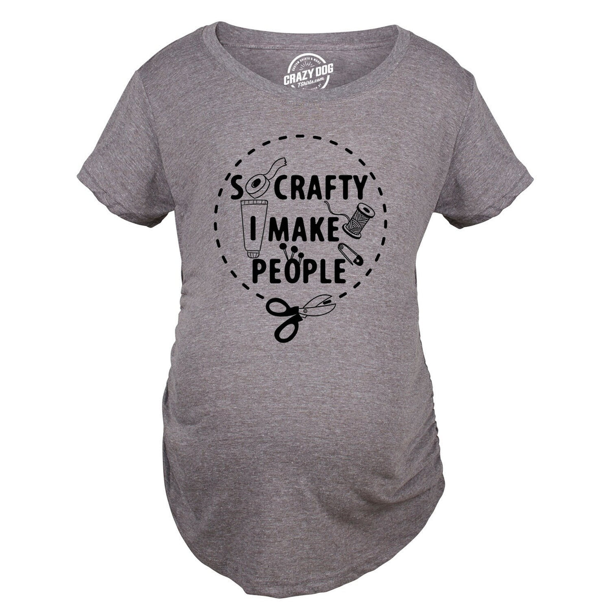 Cute Maternity Shirt So Crafty I Make People Kicking Pregnant Maternity Shirt Funny Pregnant Shirt Maternity Shirts Baby Shower Gift Graphic Tee – Easygoing Wear · High-Quality Print