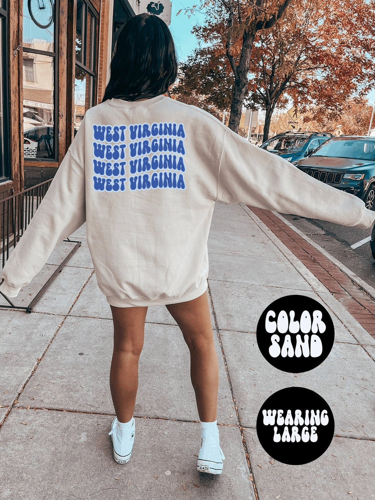 West Virginia WV BACK PRINT Sweatshirt Gifts Crewneck Funny Sweater Shirt Jumper Men Women Him Her Sweatshirt – Aesthetic Look · Great Gift For Fans