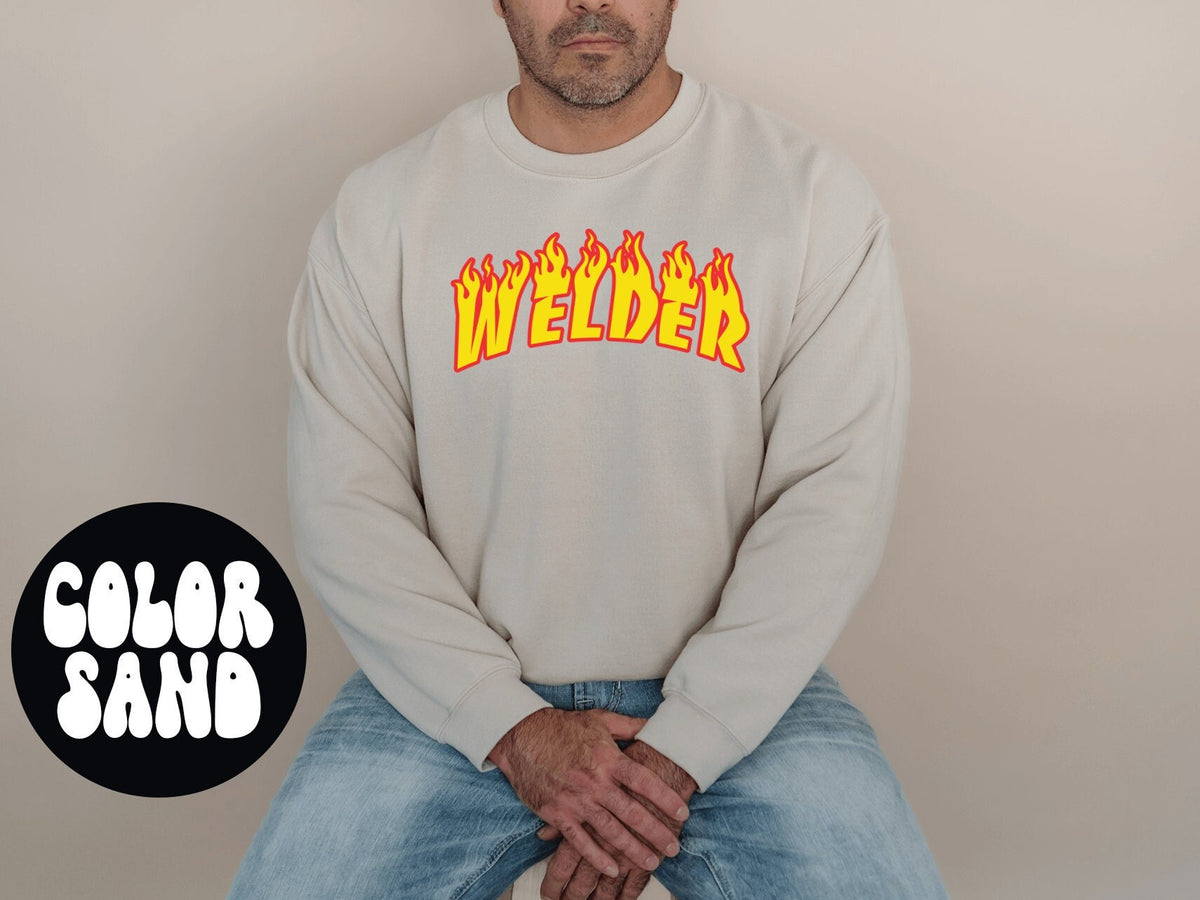 Welder Sweatshirt Gifts Crewneck Funny Sweater Shirt Jumper Men Women Him Her Sweatshirt – Warm & Stylish · High-Quality Print