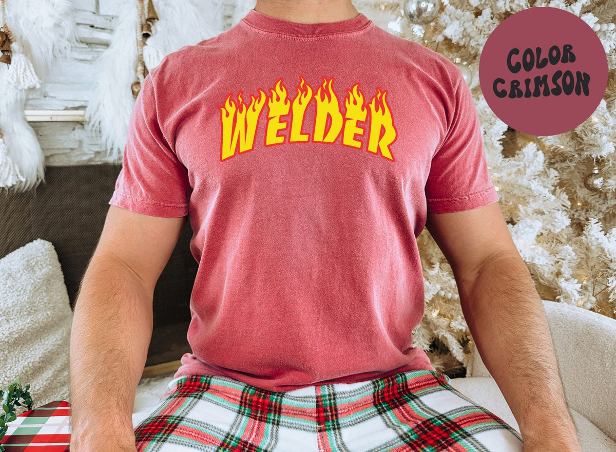 Welder Shirt Gifts COMFORT COLORS Tshirt Crew Neck Tee Crewneck Short Sleeve Men Women Graphic Tee – Feel-Good Design · High-Quality Print