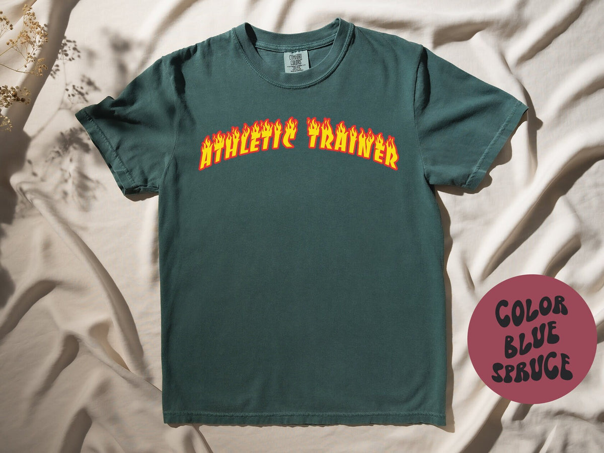 Athletic Trainer Shirt Gifts COMFORT COLORS Tshirt Crew Neck Tee Crewneck Short Sleeve Men Women Graphic Tee – Easygoing Wear · Top Pick For Any Outfit