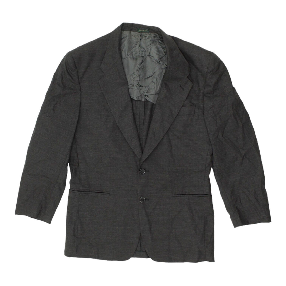 Valentino Mens Grey Wool Blazer Jacket Vintage High End Designer Suit VTG Graphic Tee – Aesthetic Look · Must-Have Style
