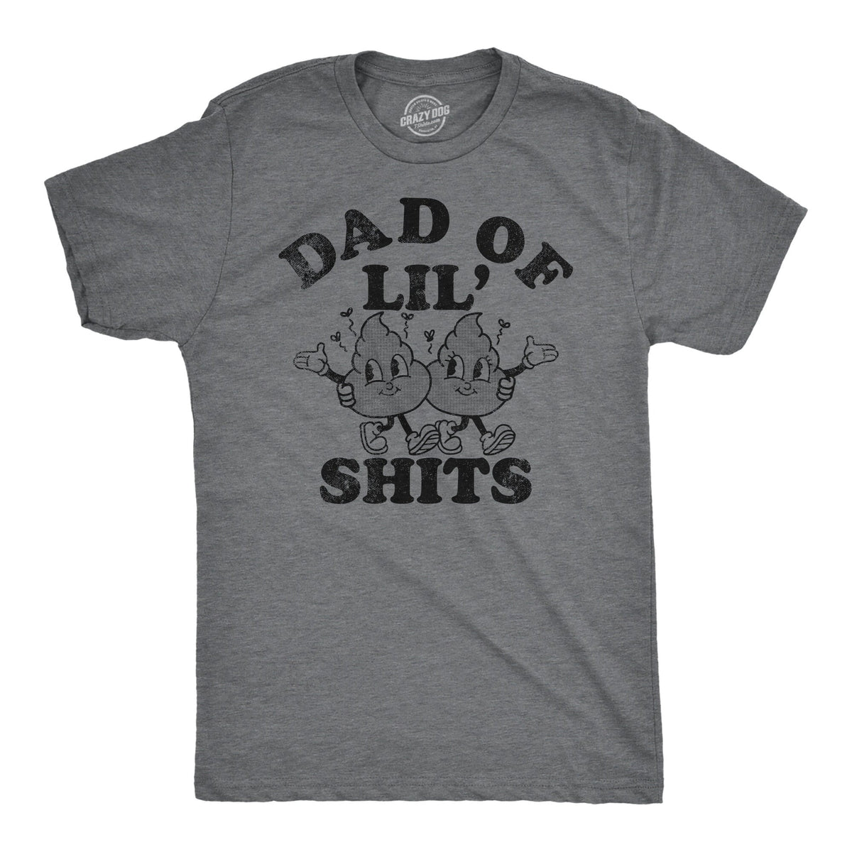 Dad Of Lil Shits Shit Images Workout Shirt Mens Funny Shirt Funny Gym Shirt Dad Shirts Fathers Day Gift Funny Shirts For Dad Graphic Tee – Feel-Good Design · Trending Graphic Apparel