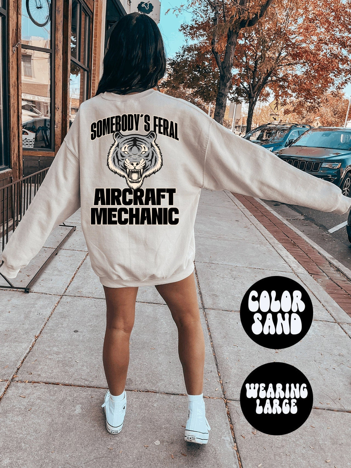 Aircraft Mechanic Graduation BACK PRINT Sweatshirt Gifts Crewneck Funny Sweater Shirt Jumper Men Women Him Her Sweatshirt – Easygoing Wear · Top Pick For Any Outfit
