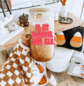 Plumber Wife Glass Tumbler Gifts Mug Reusable Cup Bamboo Lid Straw Iced Coffee Soda Can Graphic Tee – Cozy Vibes · Must-Have Style