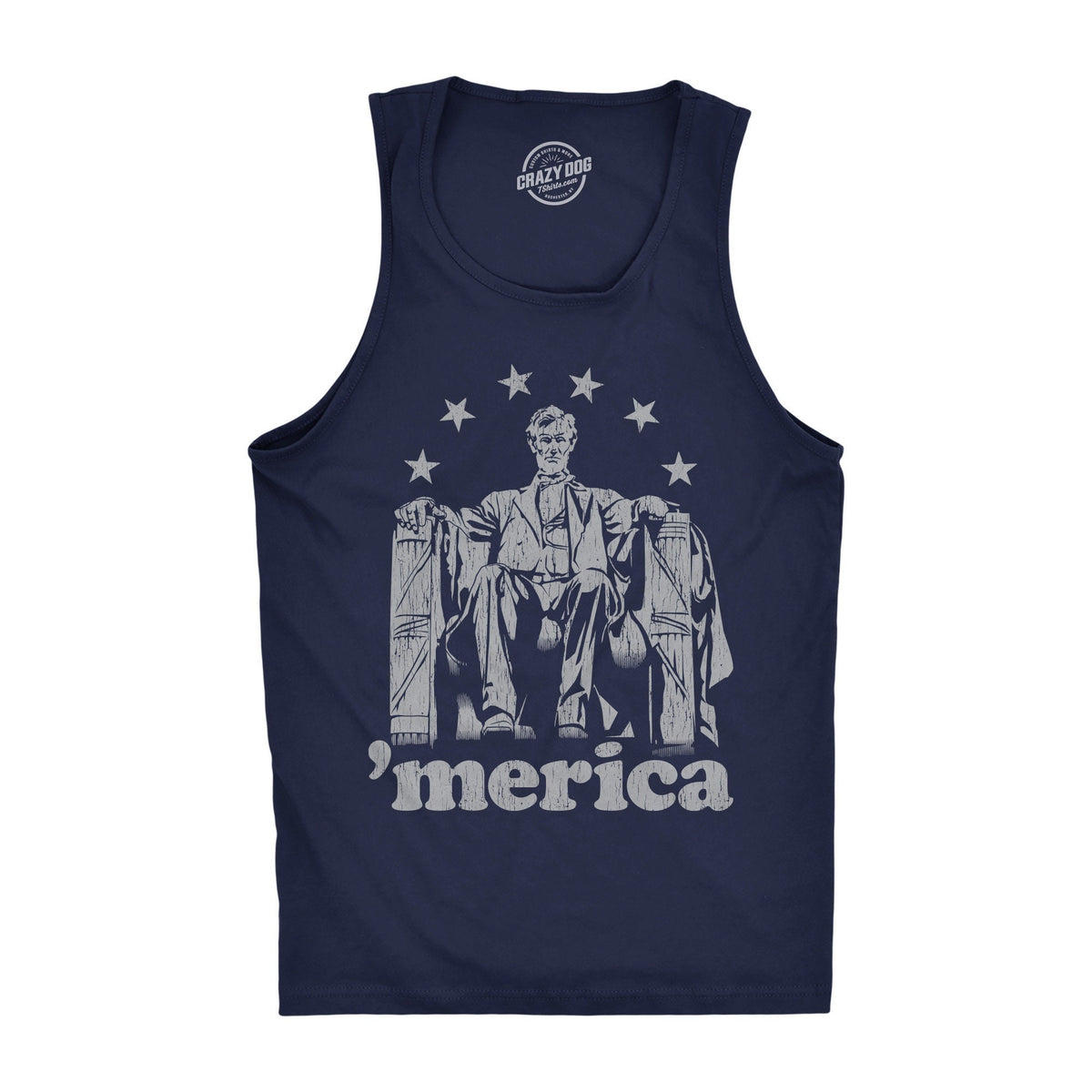 Abraham Lincoln Patriotic Mens Tank Independence Day Guys Tank 4th Of July Party Drinking Shirt Merica Tank American Tank Abe Lincoln Tank Top – Premium Graphic · Great Gift For Fans