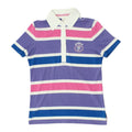 Paul Shark Womens Purple Pink Striped Polo Shirt Vintage High End Designer Graphic Tee – Feel-Good Design · Must-Have Style