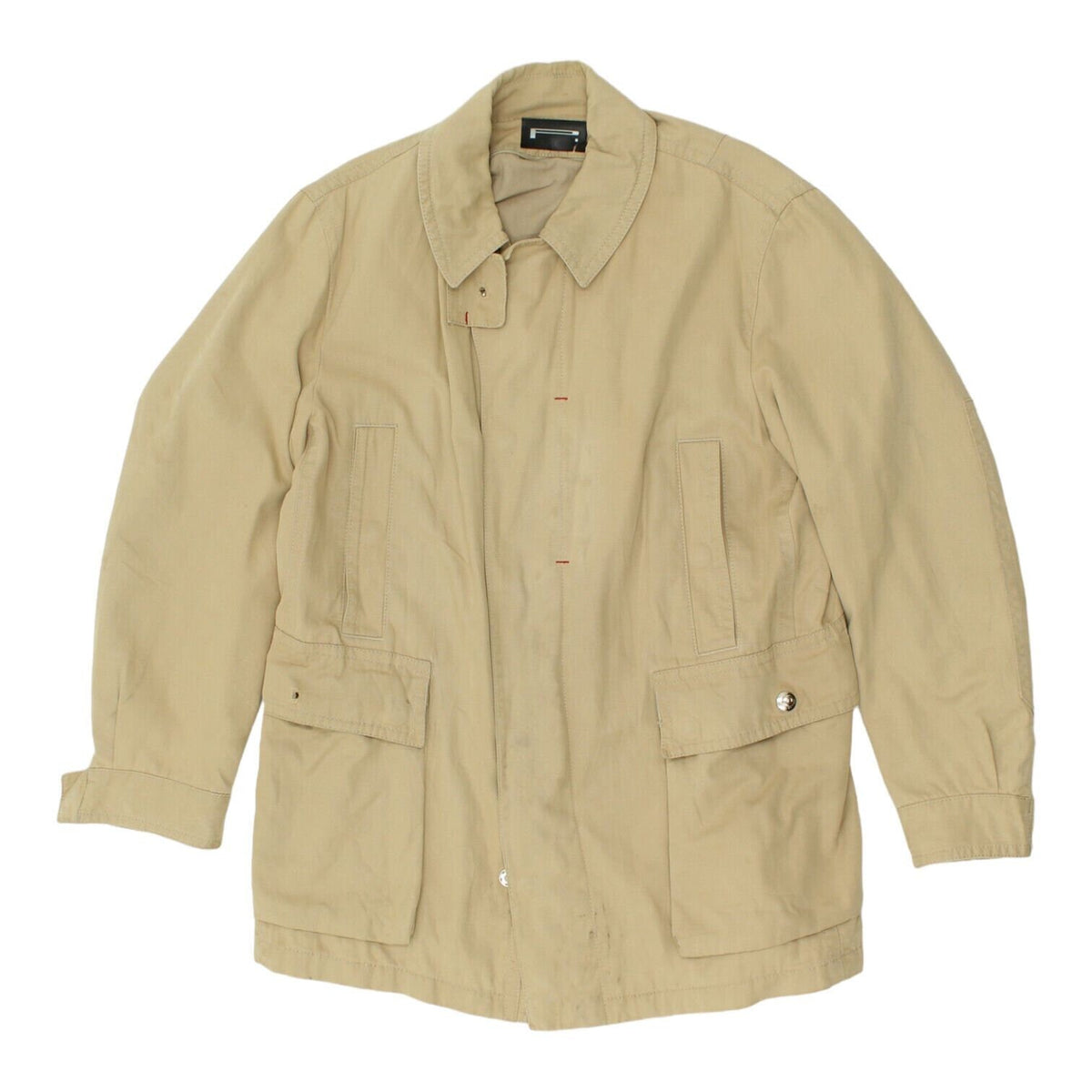 Pirelli Mens Beige Full Zip Utility Jacket Vintage High End Designer Coat VTG Graphic Tee – Premium Graphic · Top Pick For Any Outfit