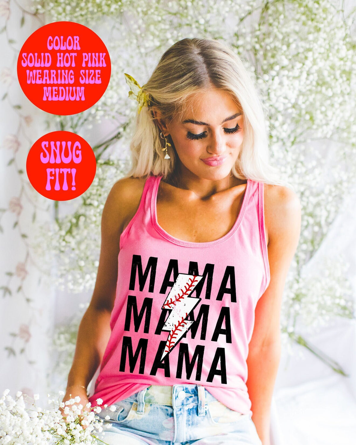 Baseball Mama Mom Mothers Day Tank Top Gifts Racerback Shirt Sleeveless Women39s Tank Top – Everyday Comfort · Must-Have Style
