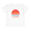 Illinois Toddler TShirt Retro 80s Unisex Toddler Illinois Shirt Personalization Available Graphic Tee – Everyday Comfort · Perfect For Daily Wear