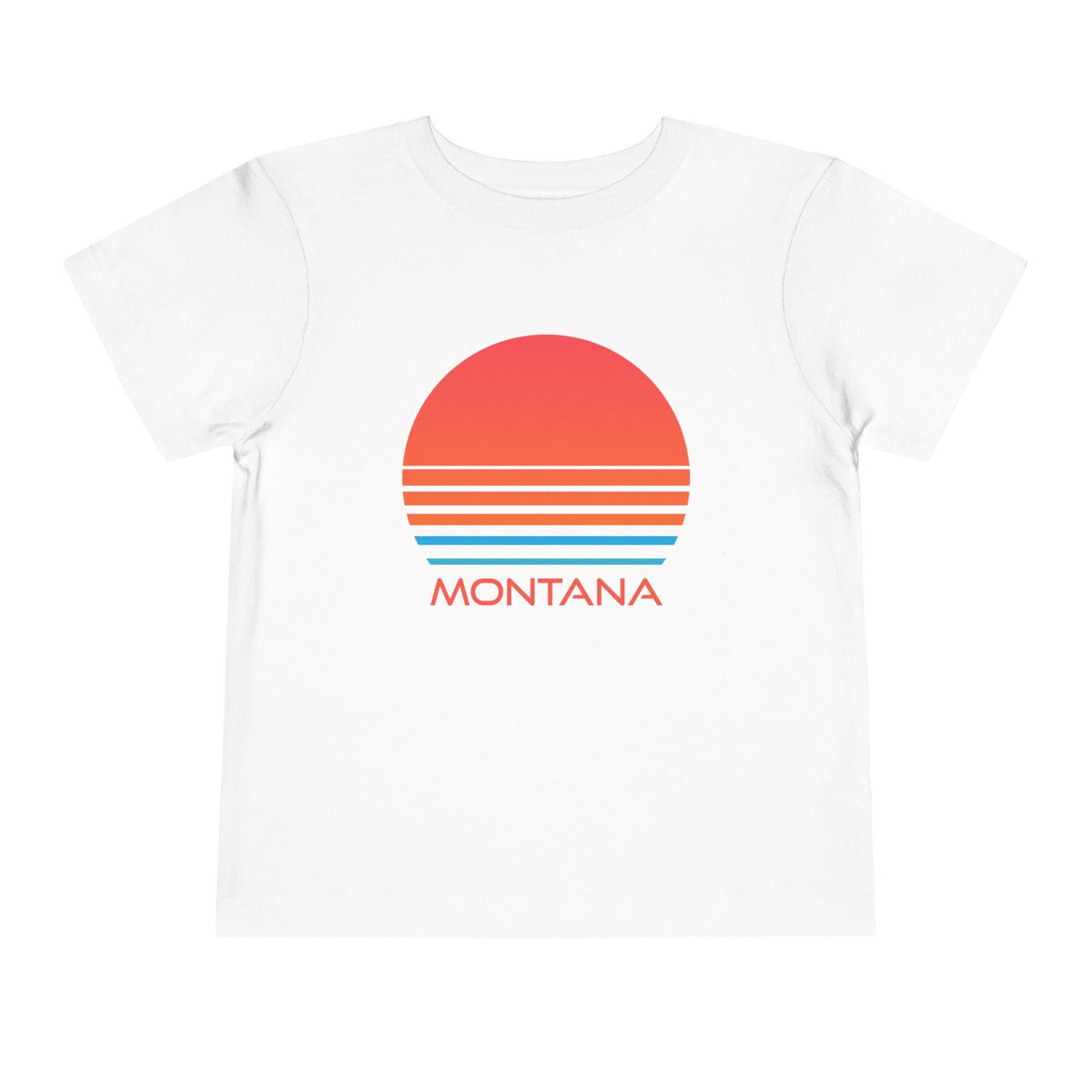 Montana Toddler TShirt Retro 80s Unisex Toddler Montana Shirt Personalization Available Graphic Tee – Soft Feel · Must-Have Style