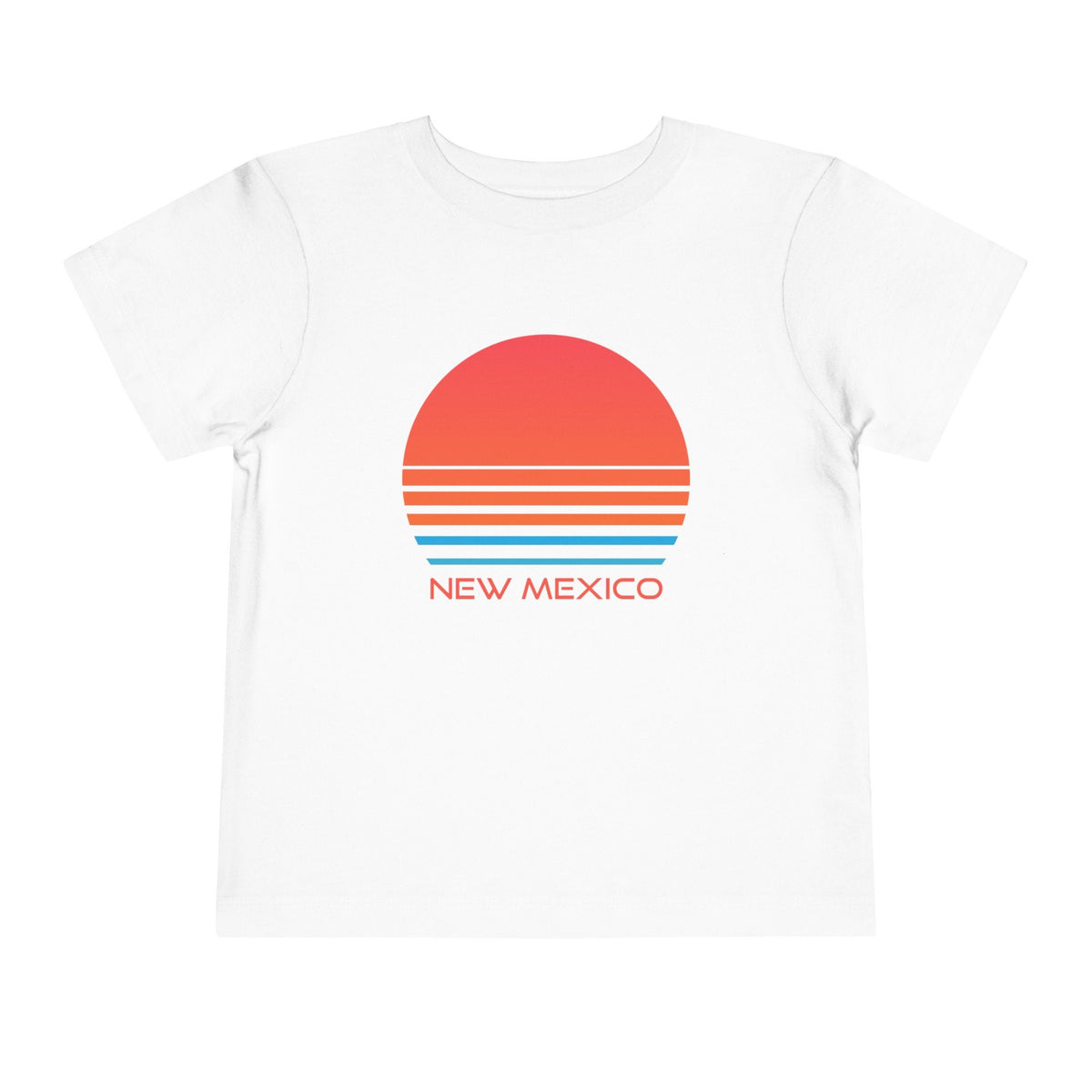 New Mexico Toddler TShirt Retro 80s Unisex Toddler New Mexico Shirt Personalization Available Graphic Tee – Soft Feel · High-Quality Print