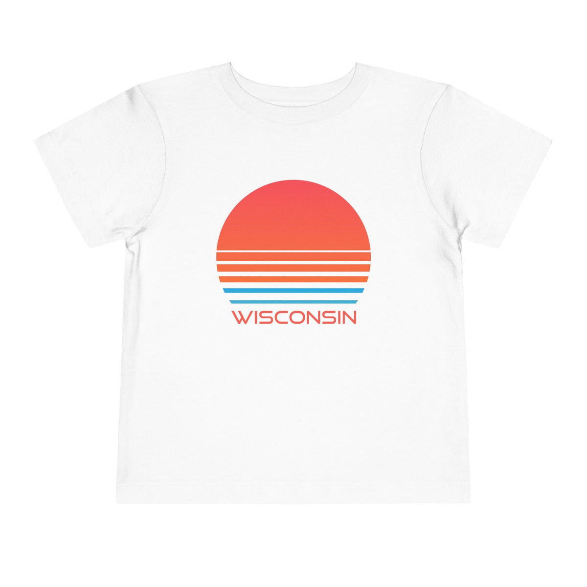 Wisconsin Toddler TShirt Retro 80s Unisex Toddler Wisconsin Shirt Personalization Available Graphic Tee – Aesthetic Look · Must-Have Style