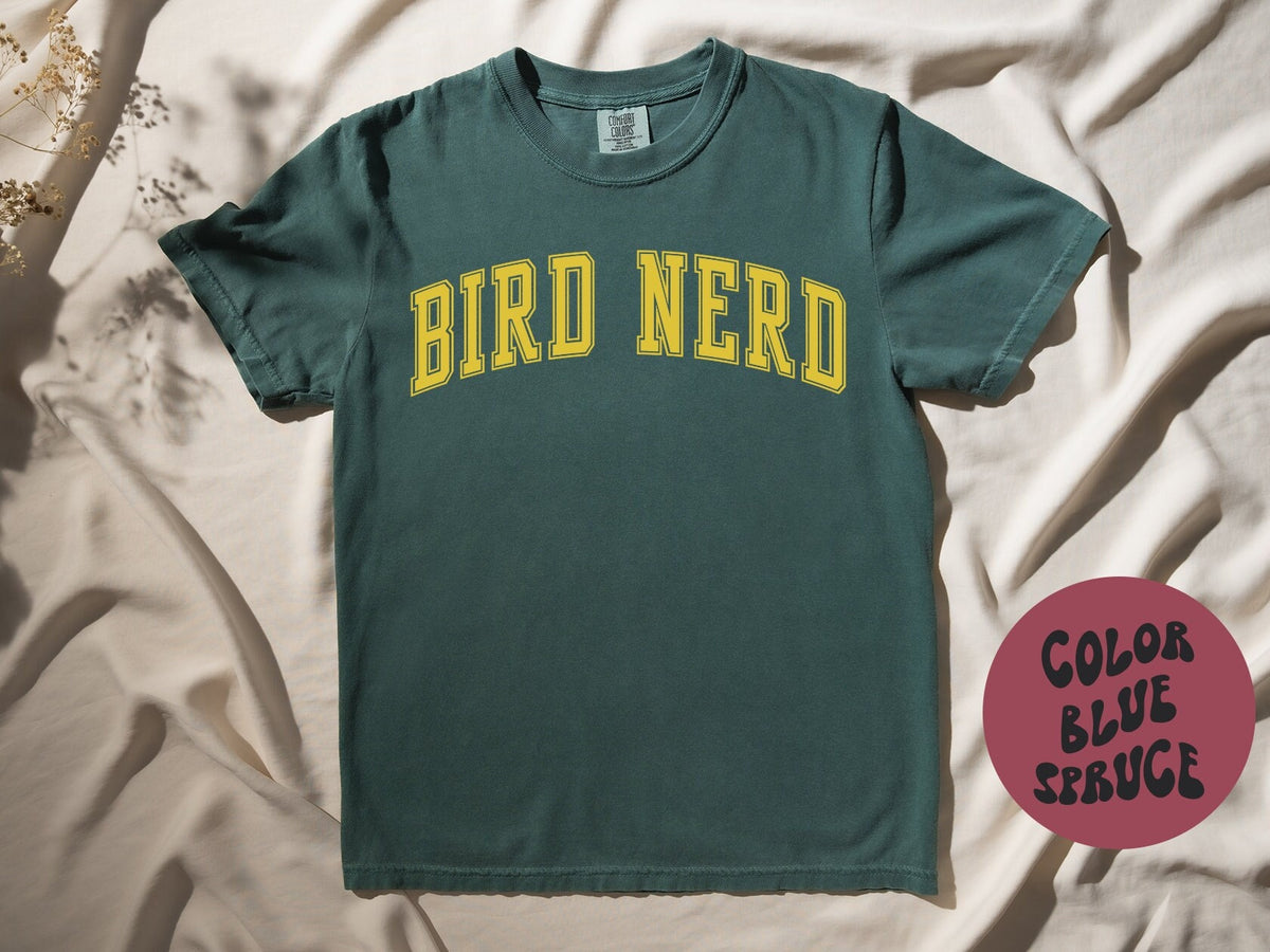 Bird Nerd Watching Nature Lover Shirt Gifts COMFORT COLORS Tshirt Crew Neck Tee Crewneck Short Sleeve Men Women Graphic Tee – Soft Feel · Great Gift For Fans