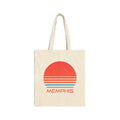 Memphis Tennessee Retro 80s Cotton Canvas Memphis Tote Bag Personalization Available Tote Bag – Aesthetic Look · Top Pick For Any Outfit