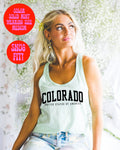Colorado Tank Top Gifts Racerback Shirt Sleeveless Women39s Tank Top – Everyday Comfort · Great Gift For Fans