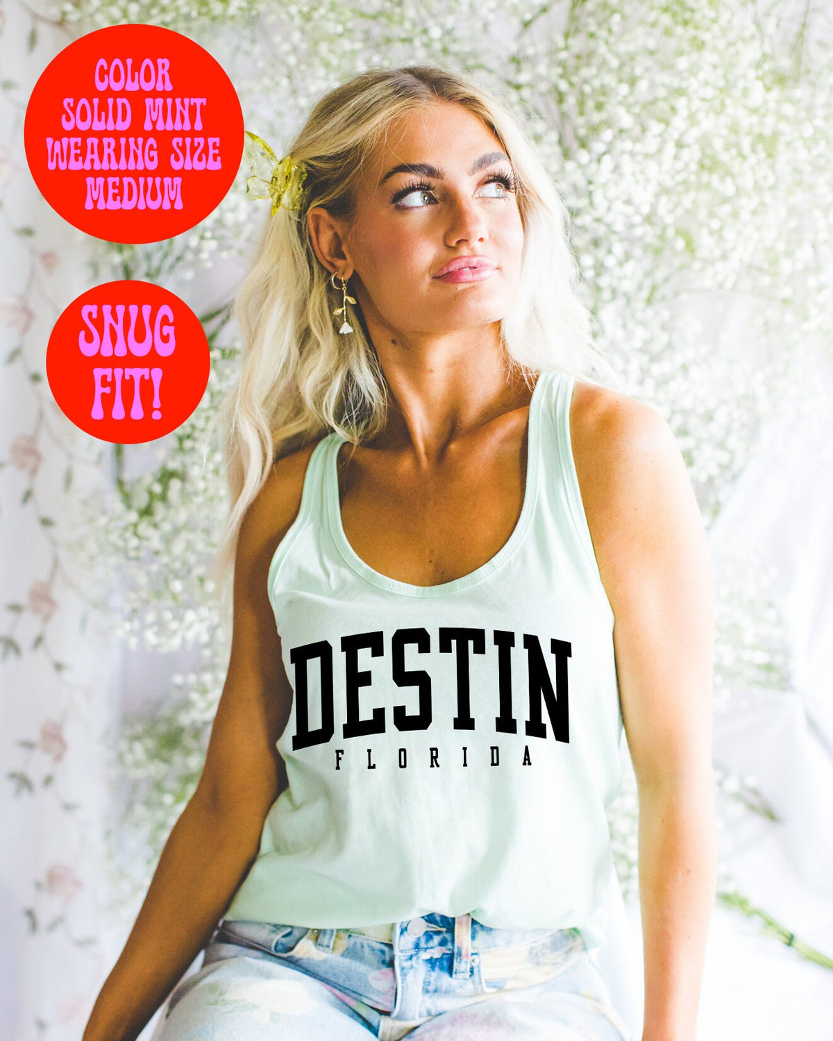 Destin Florida Tank Top Gifts Racerback Shirt Sleeveless Women39s Tank Top – Warm & Stylish · Great Gift For Fans
