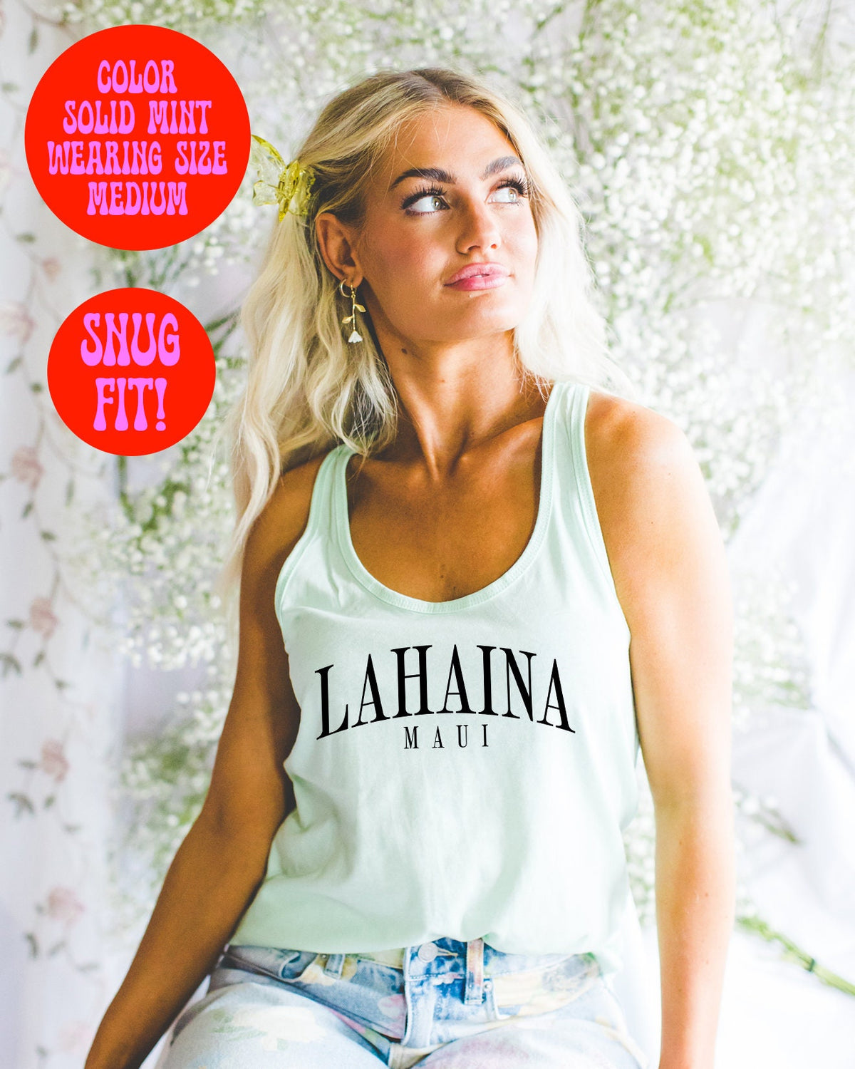 Lahaina Maui Tank Top Gifts Racerback Shirt Sleeveless Women39s Tank Top – Premium Graphic · Must-Have Style
