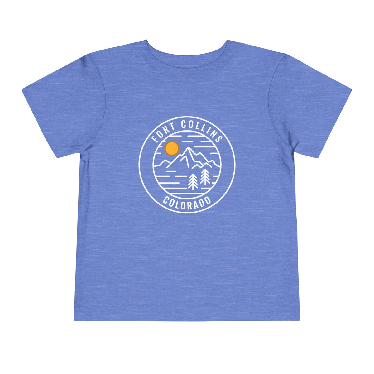Fort Collins Colorado Toddler TShirt Retro Mountain Toddler Fort Collins Shirt Personalization Available Graphic Tee – Bold Style · Top Pick For Any Outfit