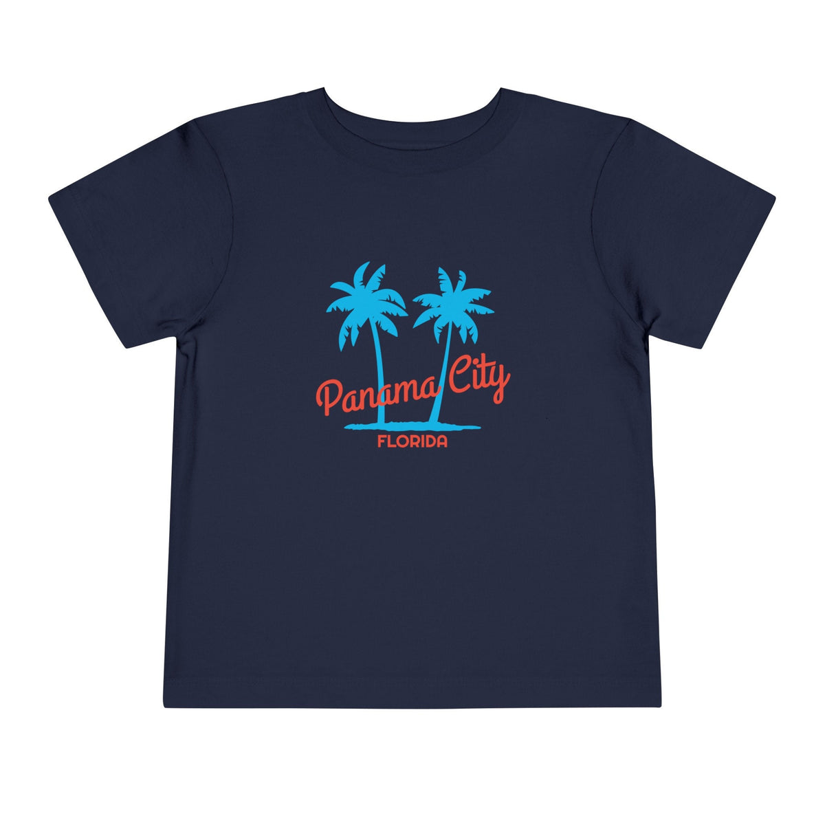 Panama City Beach Florida Toddler TShirt Retro Palm Tree Toddler Panama City Beach Shirt Personalization Available Graphic Tee – Cozy Vibes · Perfect For Daily Wear