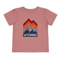 Wyoming Toddler TShirt Retro Palm Tree Unisex Toddler Wyoming Shirt Personalization Available Graphic Tee – Soft Feel · High-Quality Print