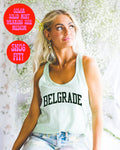 Belgrade Tank Top Gifts Racerback Shirt Sleeveless Women39s Tank Top – Fan Favorite · Great Gift For Fans