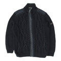 Impulso Mens Navy Full Zip Knit Jumper Vintage High End Designer Jacket VTG Graphic Tee – Fan Favorite · Perfect For Daily Wear