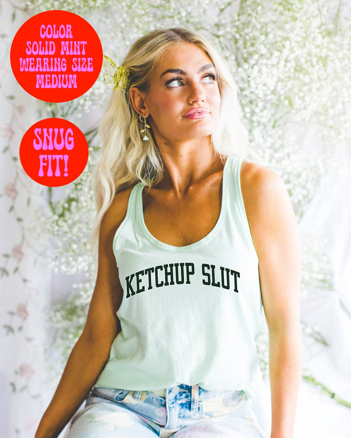 Ketchup Tank Top Gifts Racerback Shirt Sleeveless Women39s Tank Top – Premium Graphic · Must-Have Style