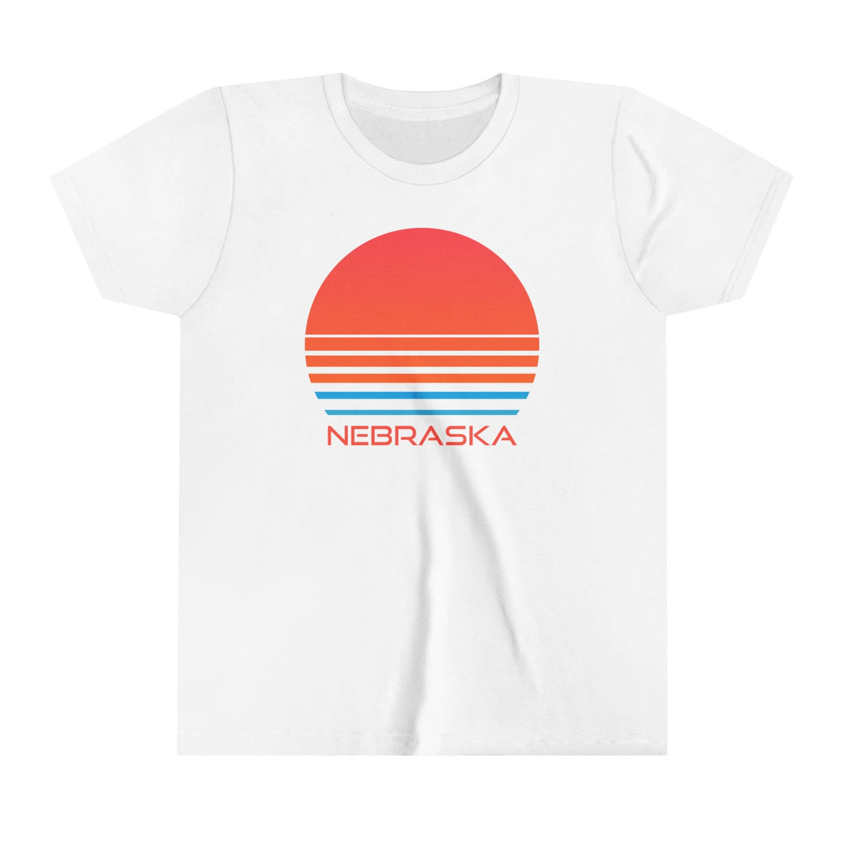 Nebraska Youth Shirt Retro 80s Nebraska Kid39s TShirt Personalization Available Graphic Tee – Warm & Stylish · Must-Have Style