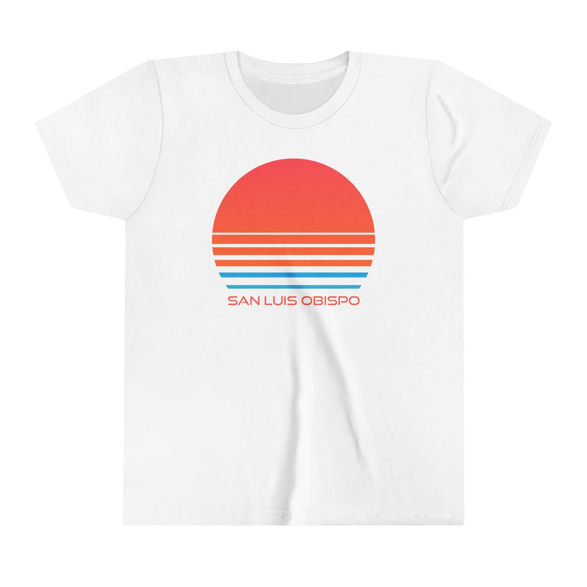 San Luis Obispo California Youth Shirt Retro 80s San Luis Obispo Kid39s TShirt Personalization Available Graphic Tee – Premium Graphic · Perfect For Daily Wear
