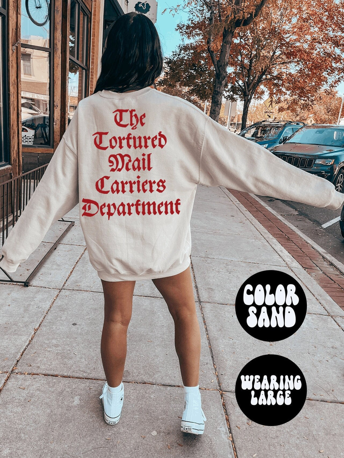 Mail Carrier BACK PRINT Sweatshirt Gifts Crewneck Funny Sweater Shirt Jumper Men Women Him Her Sweatshirt – Fan Favorite · Must-Have Style